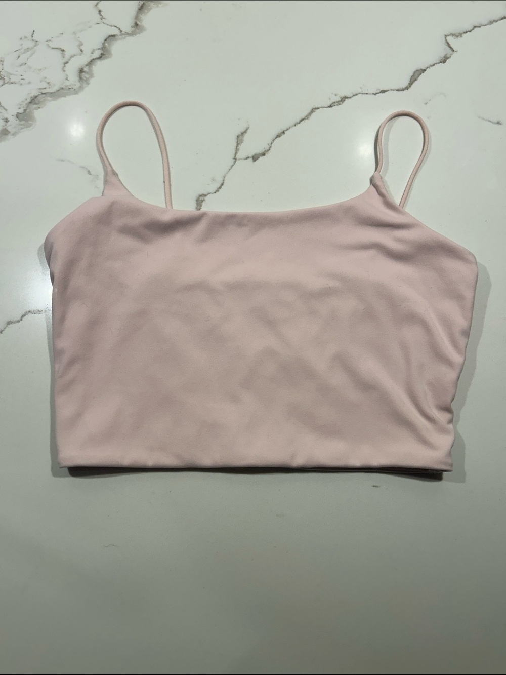 Garage Ballet Pink Spaghetti Strap Crop Camisole